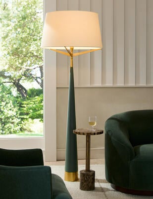 Elden floor lamp, Mable accent table
