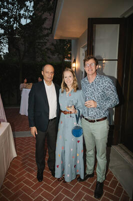 Benjamin Soleimani with Brianne and Stephan du Toit