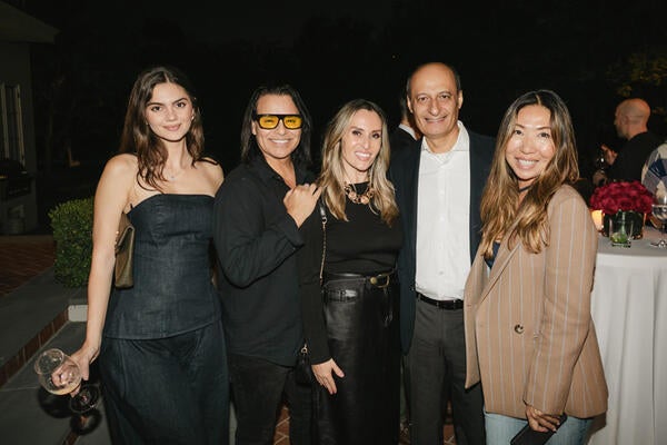 From second from left: Tony Estrada, Elisa Lipsky-Karasz, Benjamin Soleimani and Julia Wong
