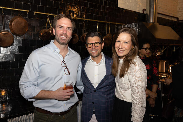 Chris McGovern of McGovern Project with Regina Andrew’s Neil MacKenzie and BOH’s Kaitlin Petersen