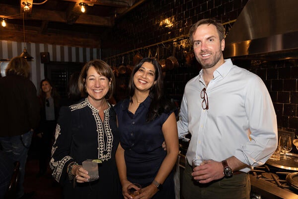 Elissa Grayer, Tina Ramchandani and Chris McGovern