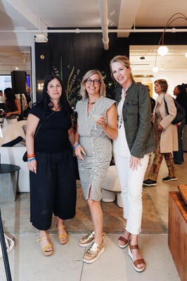 Effie Kaptain, Saana Baker and Karen Peterson