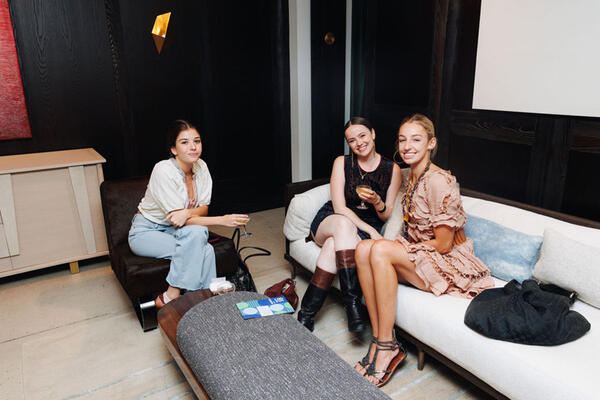 Guests in conversation