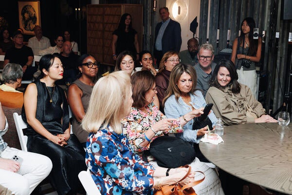 The audience participated in the discussion