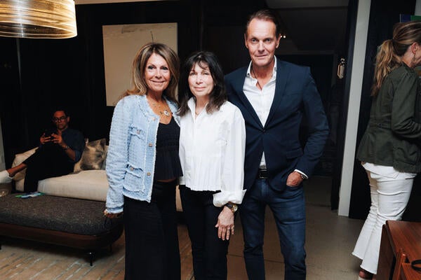 Penny Drue Baird (center)