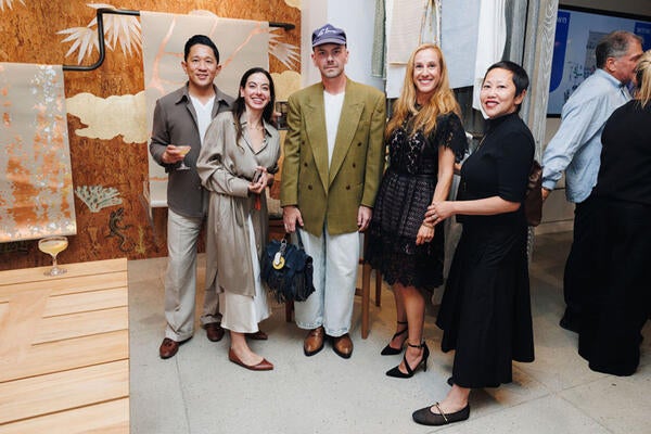 Francis Nicdao (left) and Dana Solomon (second from right)