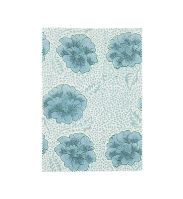 Amara Blue block printed fabric