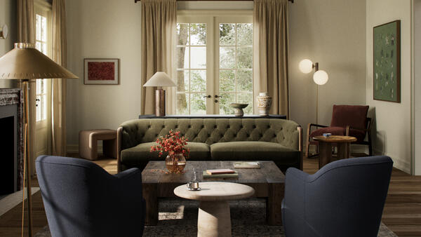 Four Hands Hospitality offers a range of pieces designed to be mixed and experienced