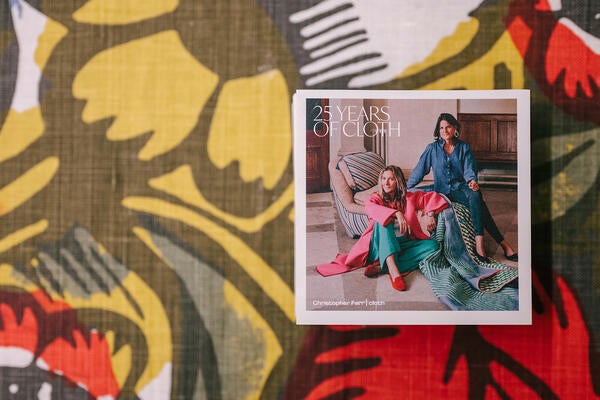 Christopher Farr Cloth was celebrating its 25th anniversary