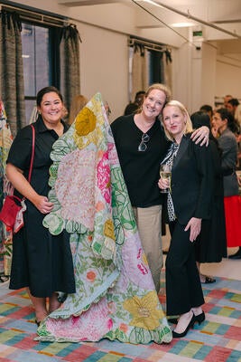 Elizabeth Poole, Anne Hulcher Tollett and Romina Fontana