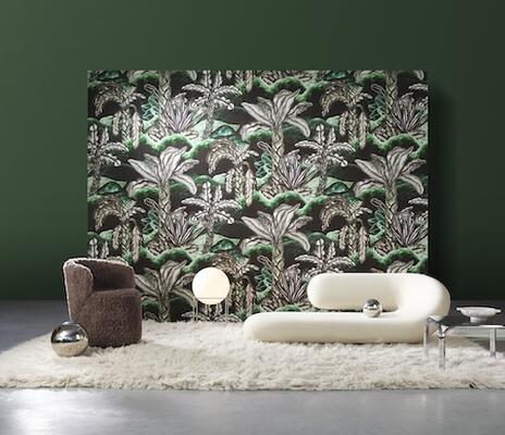 Balata Garden by Arte projects an atmosphere of lush, exotic tropical foliage