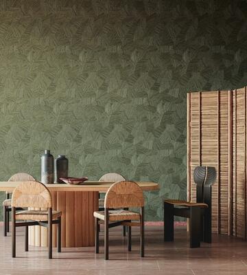 Mauna, inspired by Hawaiian mountains, features rattan-like texture in high-quality vinyl