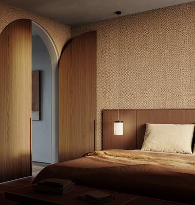 Puna is a refreshing semi-plain featuring an interpretation of handwoven banana leaves