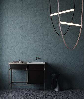 Shards draws inspiration from plasterwork and is enhanced by the surface interplay of light and texture