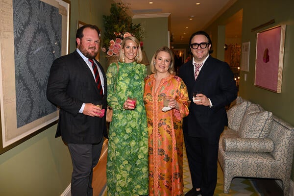 George and Mackin Thompson, Rebecca Gardner and Colby Goetschius