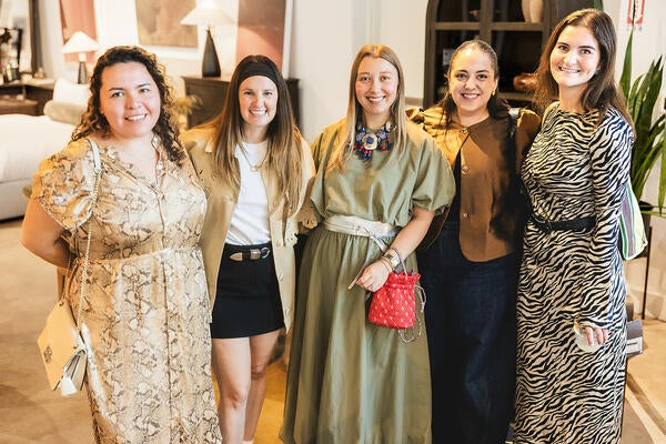 More than 50 local designers attended the event at the Four Hands flagship showroom