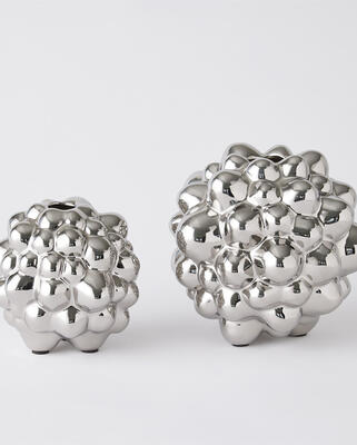 Bubble vases (Bright Silver)