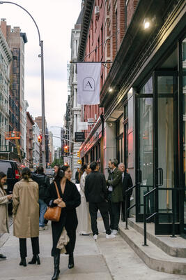 The celebration took place at the event space at 13 Crosby Street in Manhattan