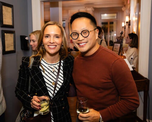 Kate Figler and Evan Millárd