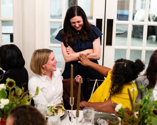 Robin Titus-Schwadron, Lainey Hollis and Abigail Marcelo Horace