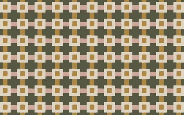 Knot wallpaper in Olive from the Petite Prints collection (MKS056-OL-Roll)