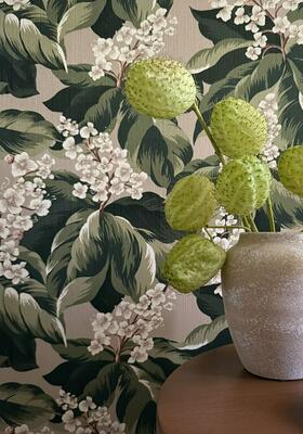 Horse Chestnut decorative textile wallpaper in Forest from the Fable collection (DECO24-MKS072-FO-Roll)