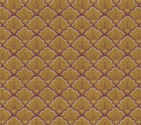 Shellyn wallpaper in Ochre from the Fable collection (MKS079-OC-Roll)