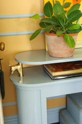 Custom Bridle console table