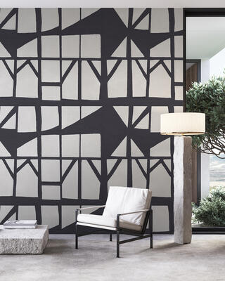 Geo Graphic in Denim