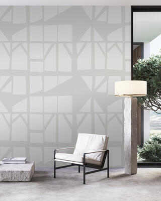 Geo Graphic in Silver