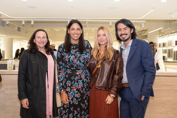 Amy Dubin-Nath and Lisa Shaffer of Lisa & Leroy with Steph Pandey and Andrew Chin of TileBar