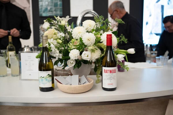 Cocktails and seasonal bites complemented the lively atmosphere