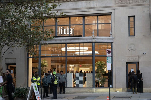 The new TileBar showroom in the heart of Logan Circle