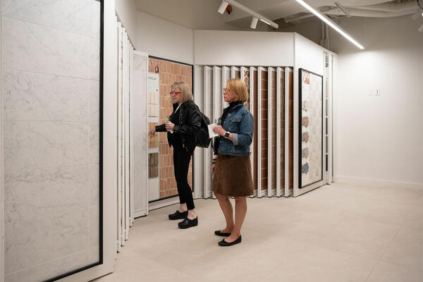 Mary Douglas Drysdale and Louette Ragusa of Drysdale Design Associates