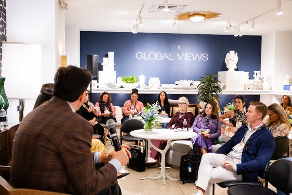 Guests listened intently to the conversation on the power of authentically aligning your brand
