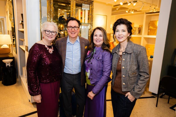 From left, Leslie Carothers and Dennis Scully