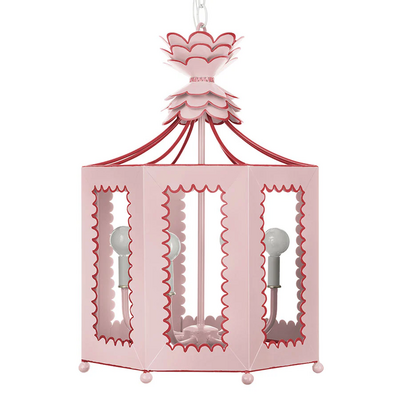 Coco tin-and-iron lantern