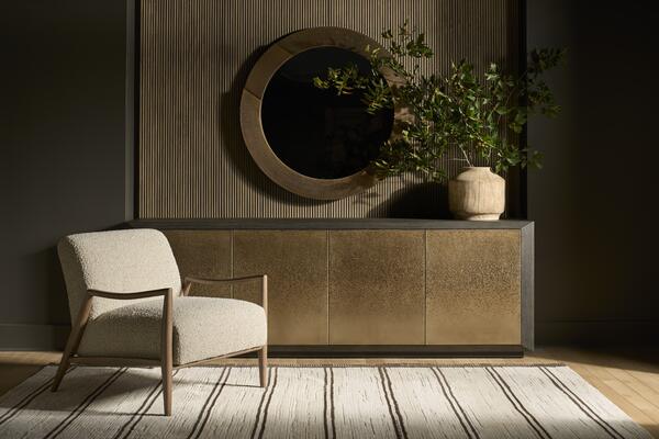 Lucca chair, Soft Bronze mirror