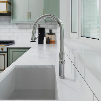 Taft pull-down kitchen faucet 2940-5173 in Satin Nickel PVD 15S