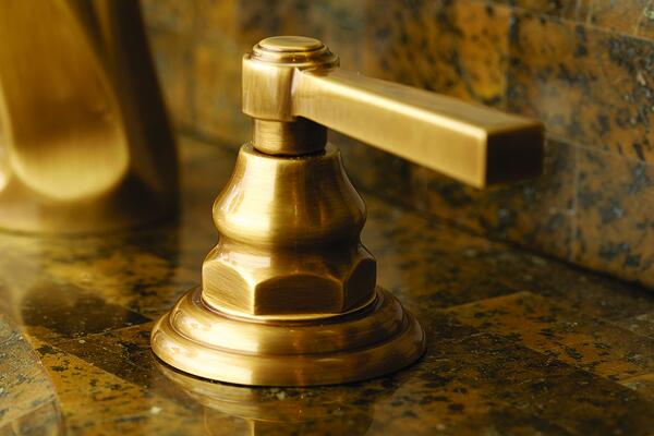 Astor widespread lavatory faucet 910C in Aged Brass 034