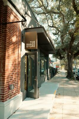 A view of the exterior of The Shade Store’s New Orleans showroom
