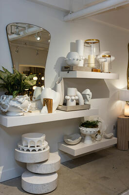 An monochromatic moment in the showroom
