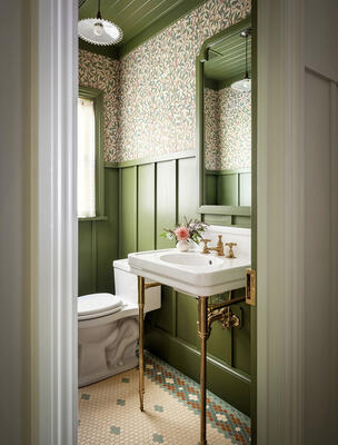 Classic hexagon mosaic