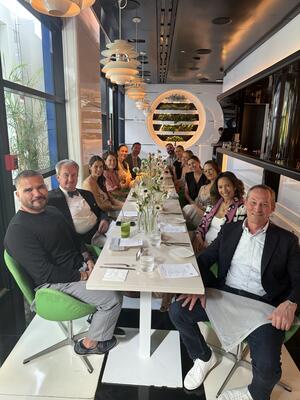 A dozen designers joined Coraggio and Veranda at the celebratory event