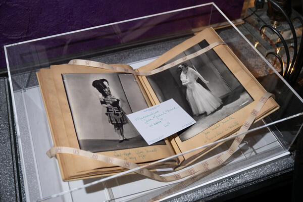 A scrapbook made by Elsie de Wolfe