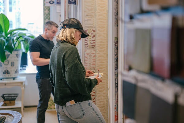 Making a note of the intriguing new textiles at John Rosselli & Associates