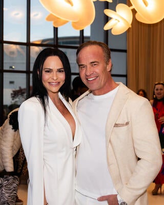 Alex Bernhardt Jr. and his wife, Tavia