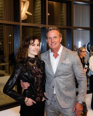 Harland Dick of Bernhardt with daughter Charlotte