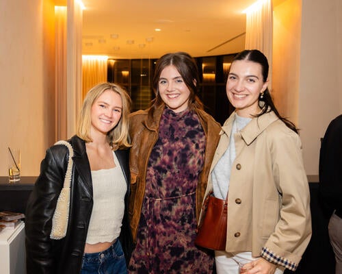 Almost 1,800 guests wandered throughout the two-story showroom, enjoying champagne and cocktails