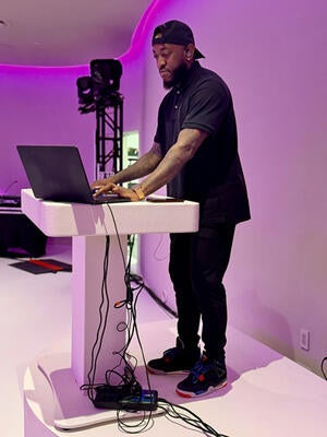 DJ RaQuest kept the tunes pumping late into the night